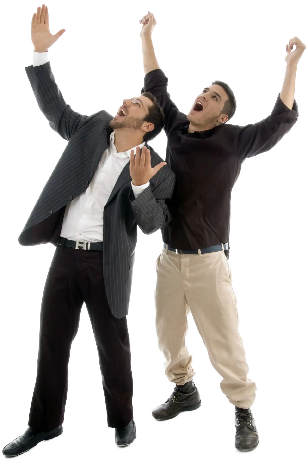 Two guys cheering for AceMapper