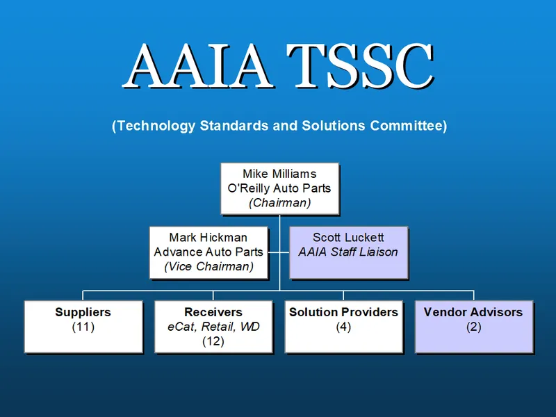AAIA TSSC org chart