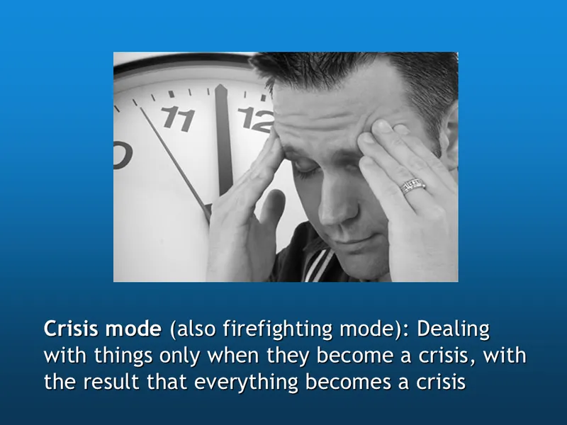 Crisis mode