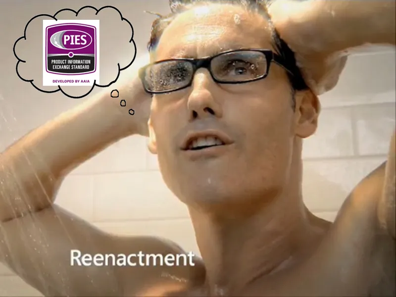 man in shower thinking about PIES