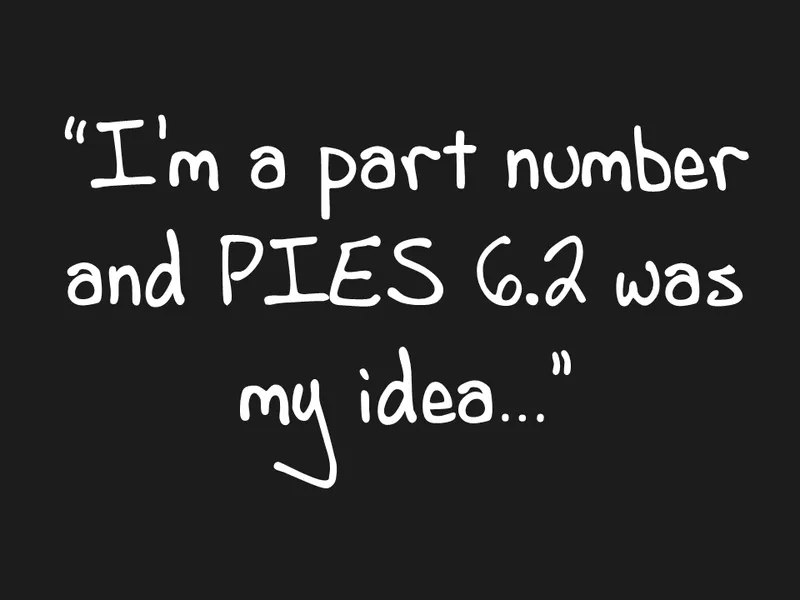 I'm a part number...