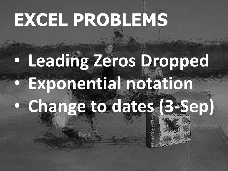 excel problems