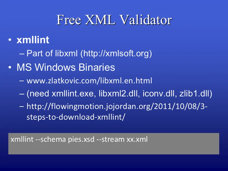 xml validator