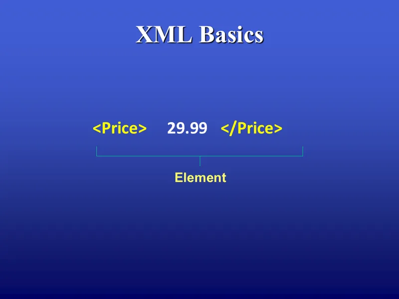 xml basics