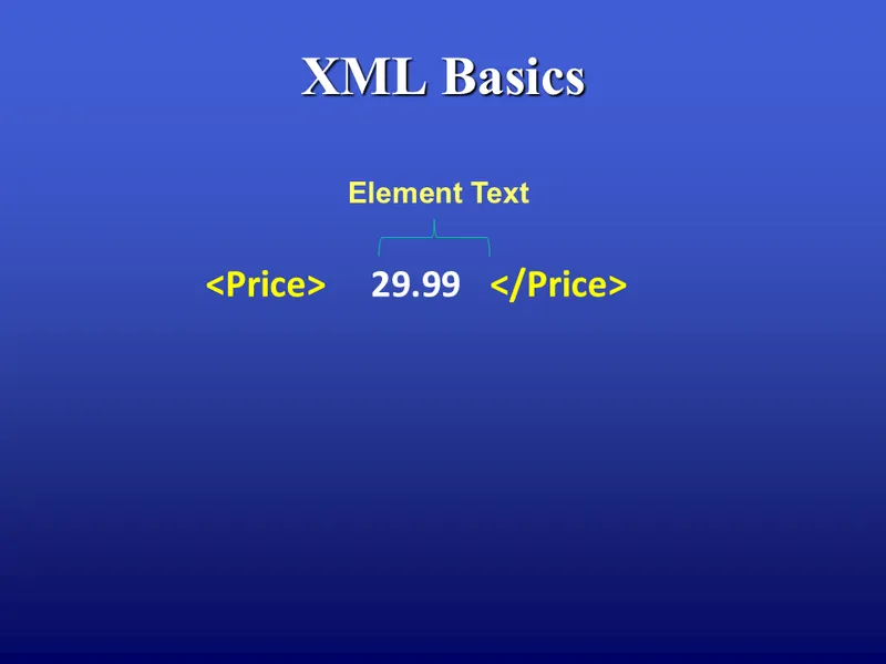 xml basics