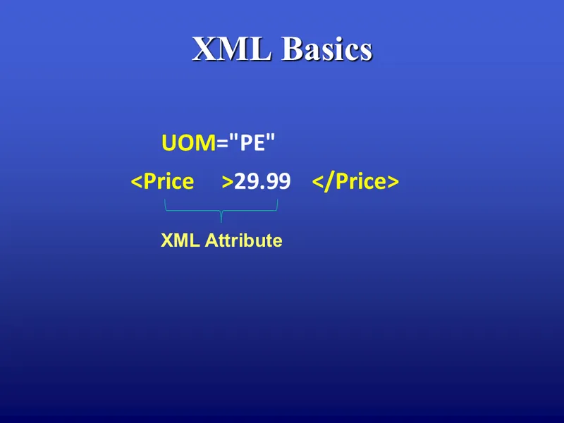 xml basics